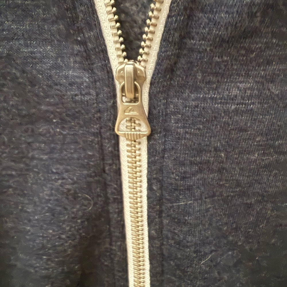 Quiksilver Gray and Black Hoodie